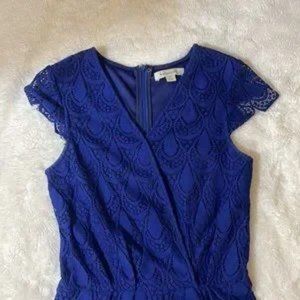 Francesca's BLUE Skort Dress Size Med